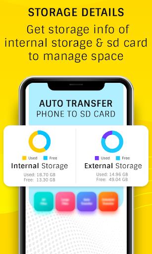 Auto Transfer:Phone To Sd Card Capture d'écran 0