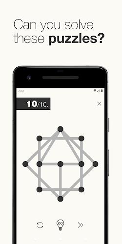 1Line & dots. Puzzle game. Screenshot 1