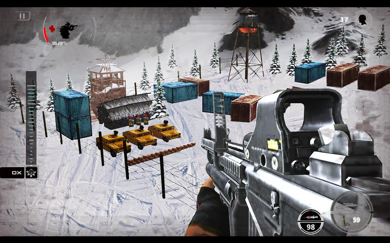 Mountain Sniper Shooting: FPS Captura de tela 2