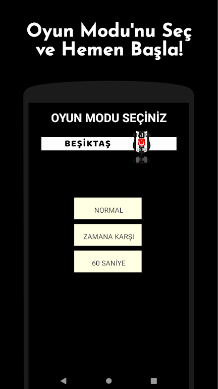 Beşiktaş Futbolcu Kart Eşleştirme Oyunu应用截图第1张