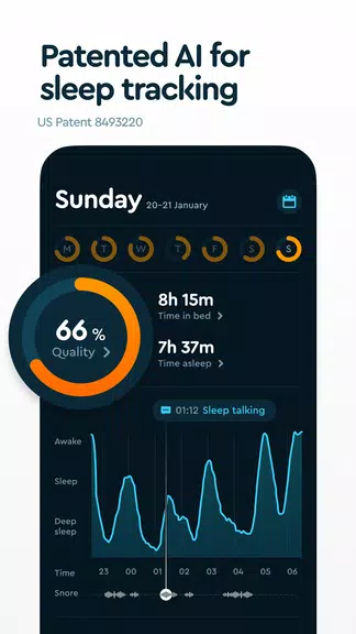 Sleep Cycle : Suivi du sommeil Capture d'écran 1