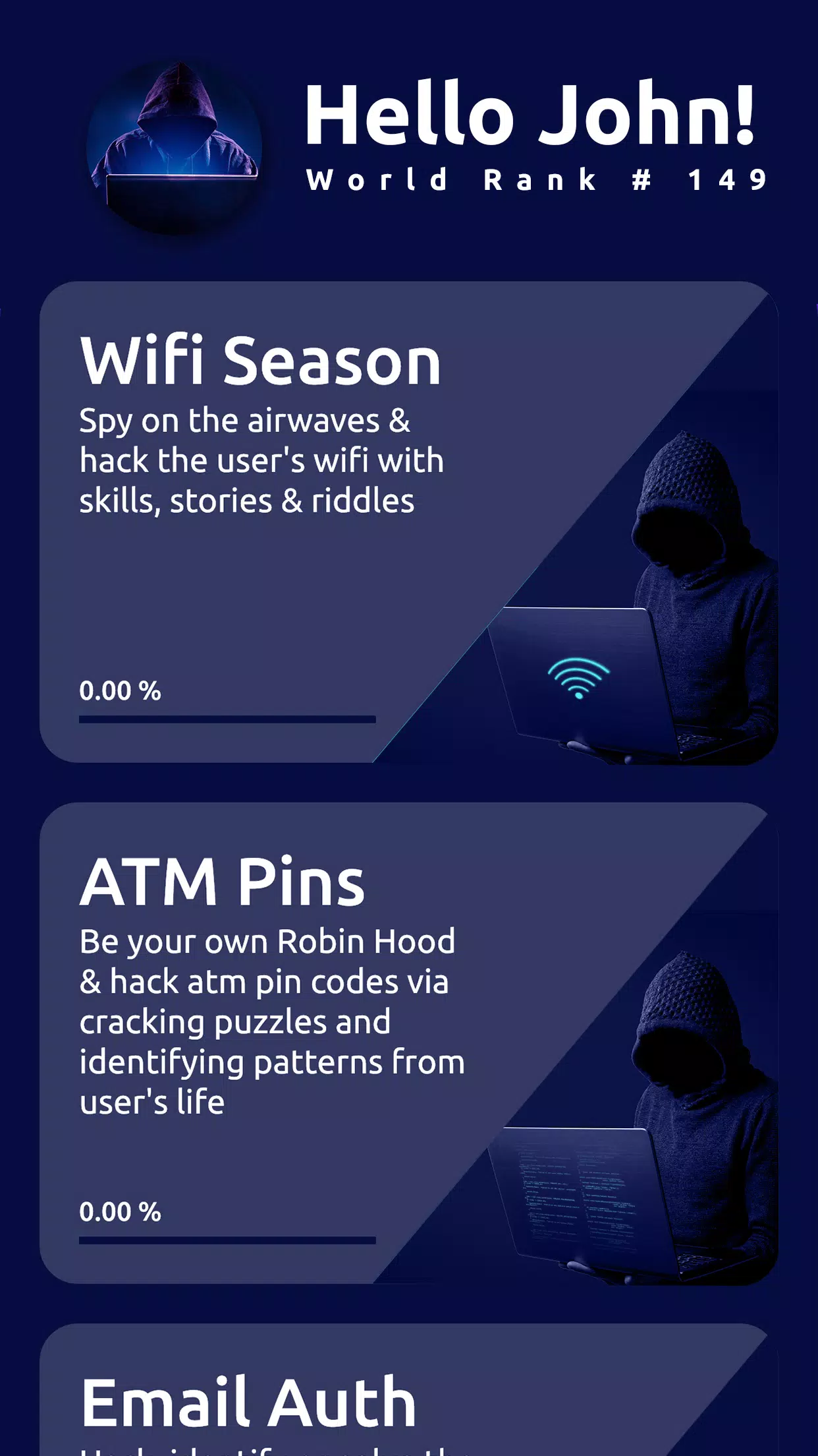 Cyber Hacker Bot Hacking Game應用截圖第1張