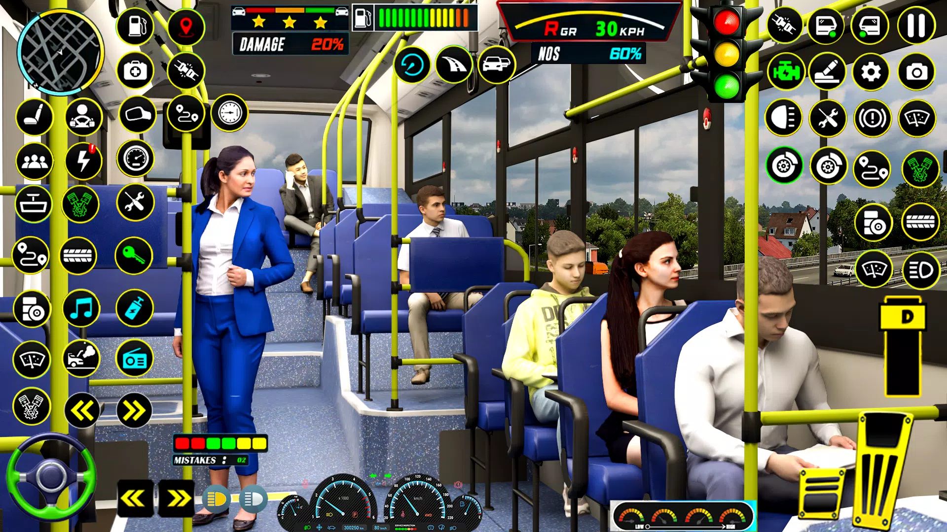 Bus Games City Bus Simulator Capture d'écran 1