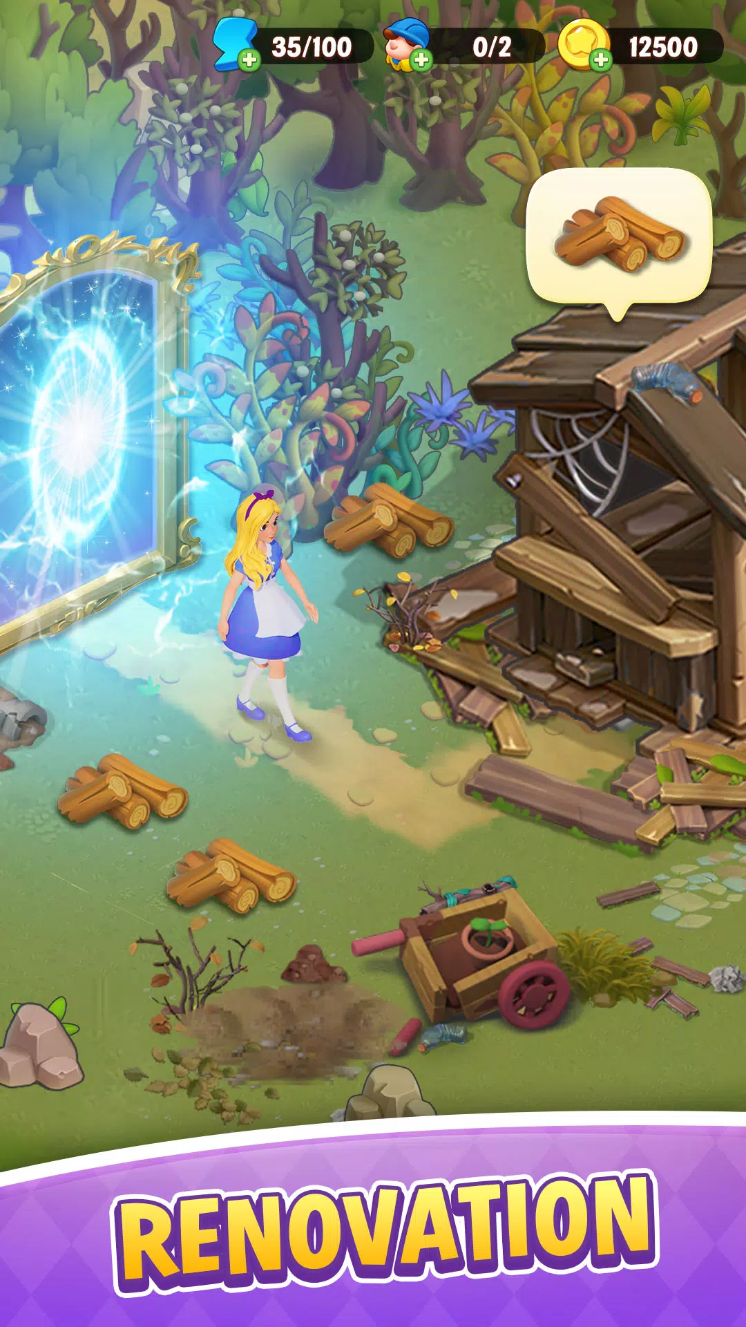 Alice's Dream ： Merge Games Schermafbeelding 1