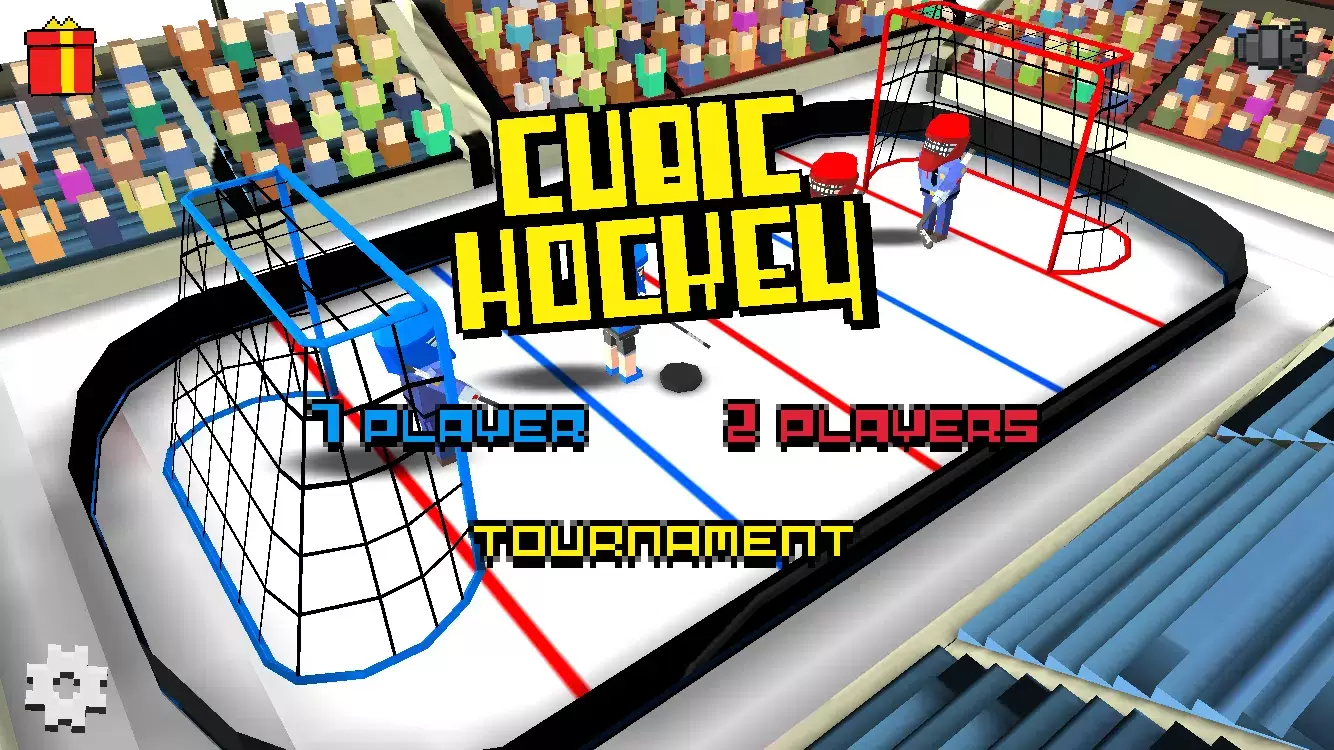 Cubic Hockey 3D ဖန်သားပြင်ဓာတ်ပုံ 0