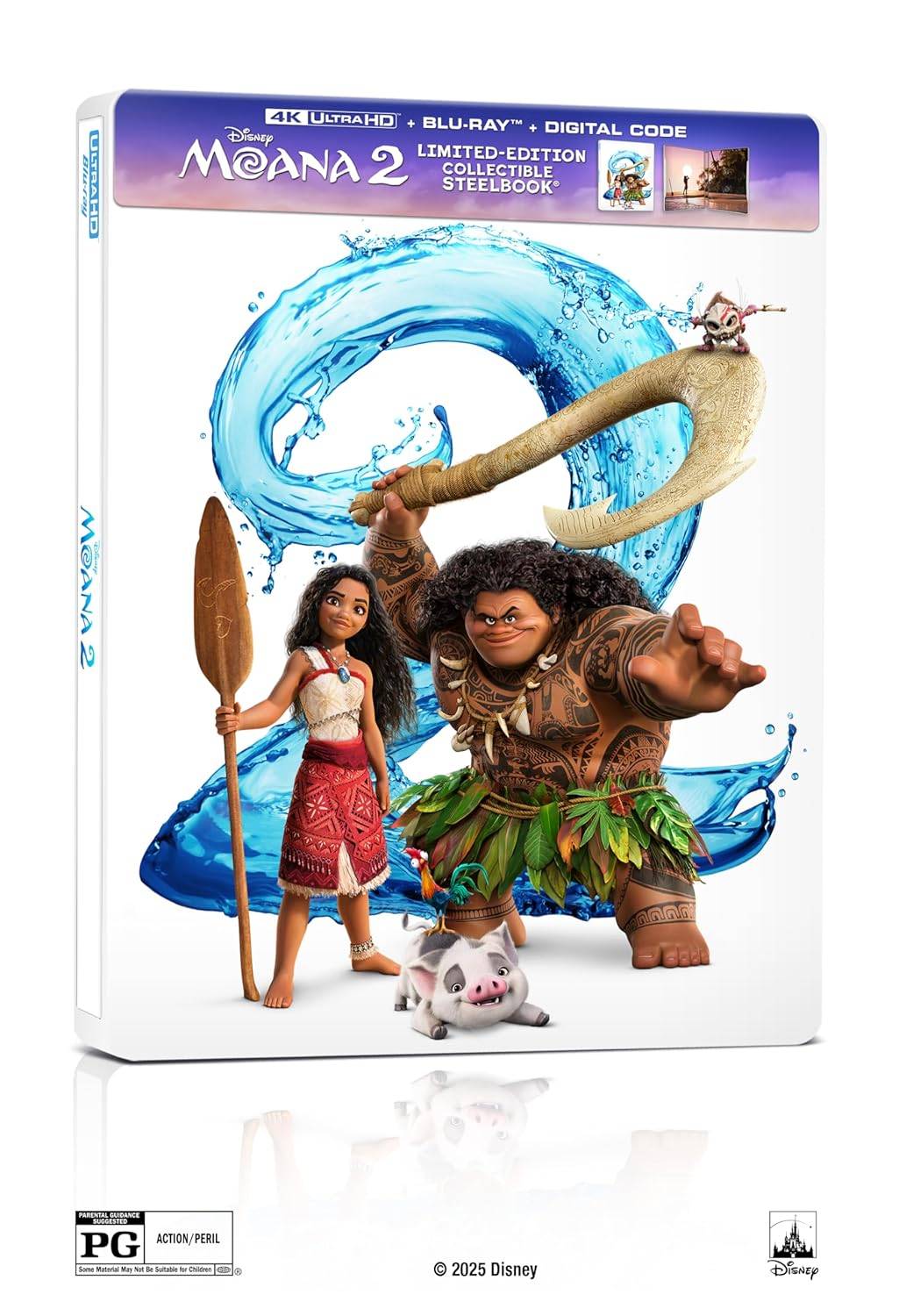 Limited Edition Moana 2 Steelbook für digitale Vorbestellung erhältlich