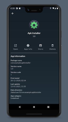 Apk Installer Lite (Package Manager) स्क्रीनशॉट 1