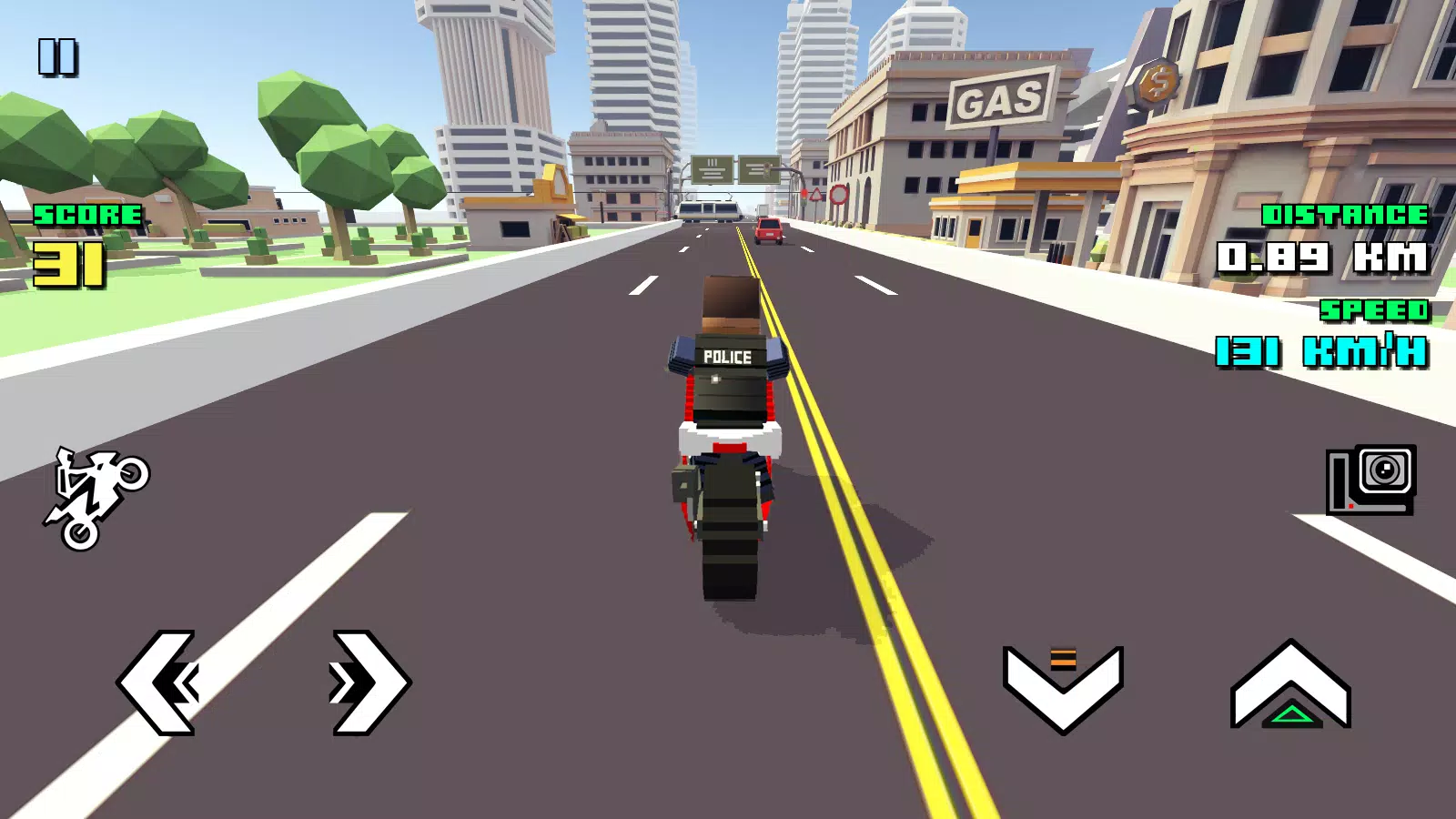 Blocky Moto Racing应用截图第0张