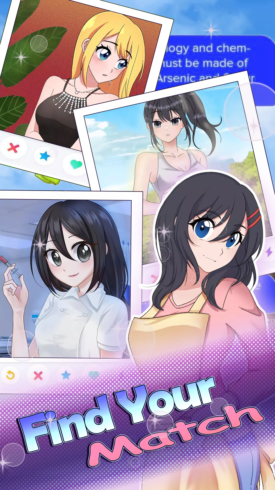 HaremKing - Waifu Dating Sim Captura de tela 3