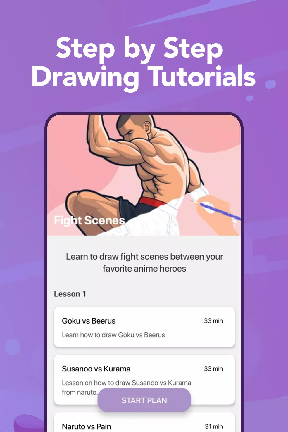 Learn to Draw Anime by Steps Ekran Görüntüsü 1