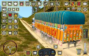 Indian Truck Offroad Cargo 3D Скриншот 0