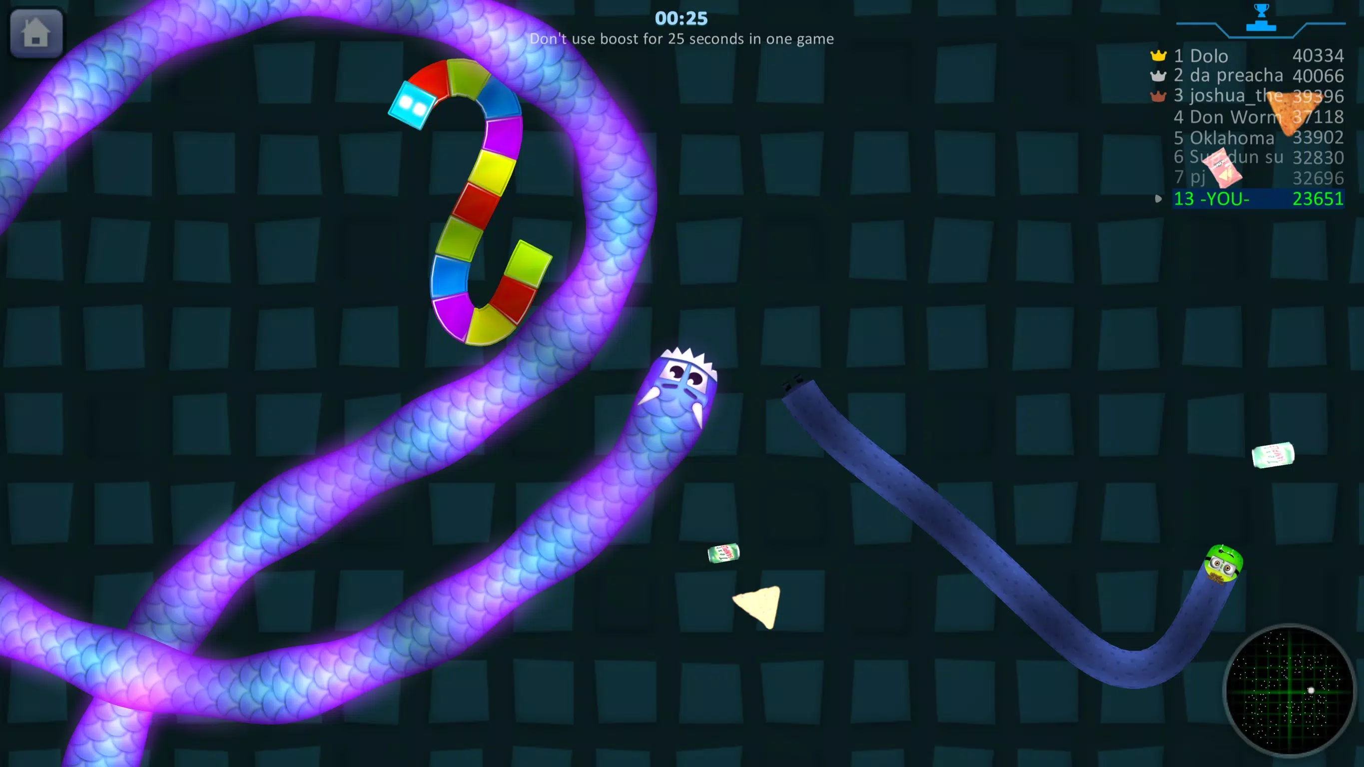 Snake Hunt: Worm io Games Zone Zrzut ekranu 0