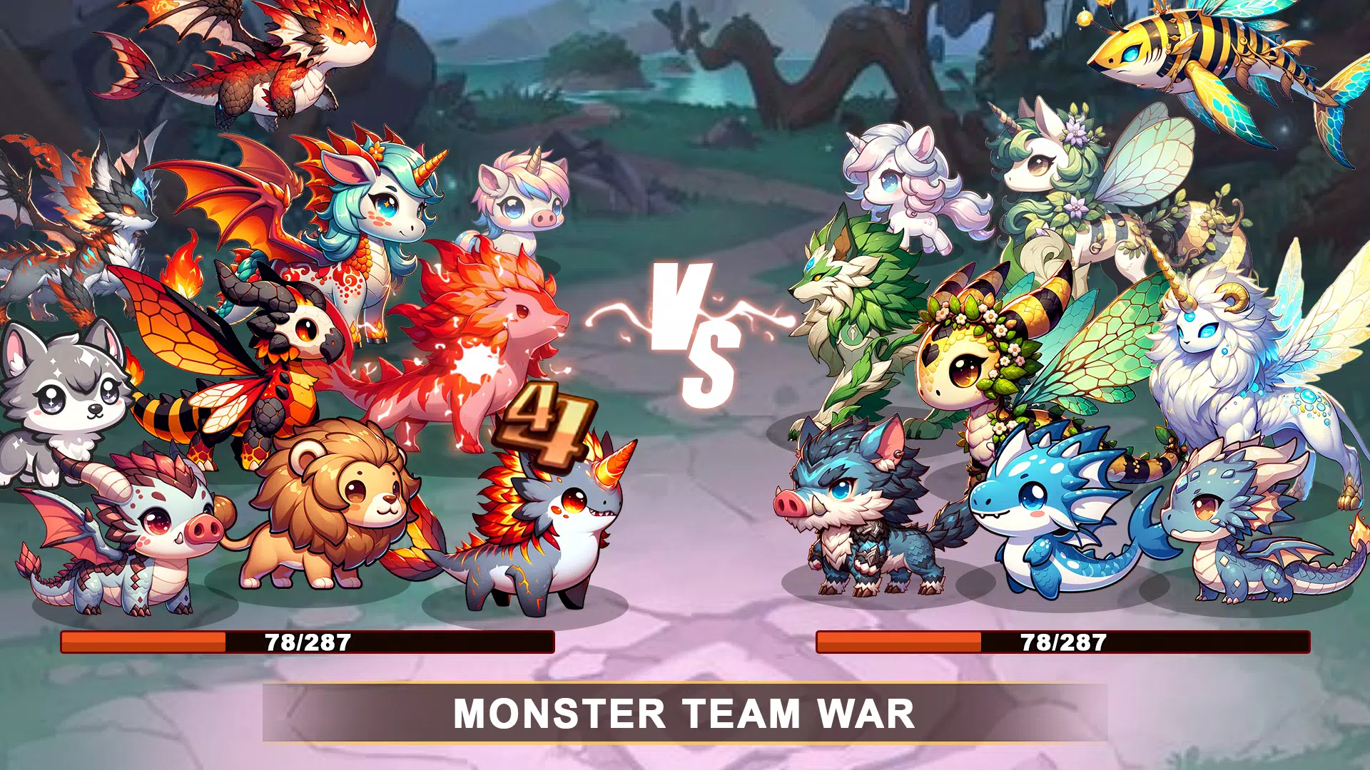 Master Fusion : Monster War ဖန်သားပြင်ဓာတ်ပုံ 1