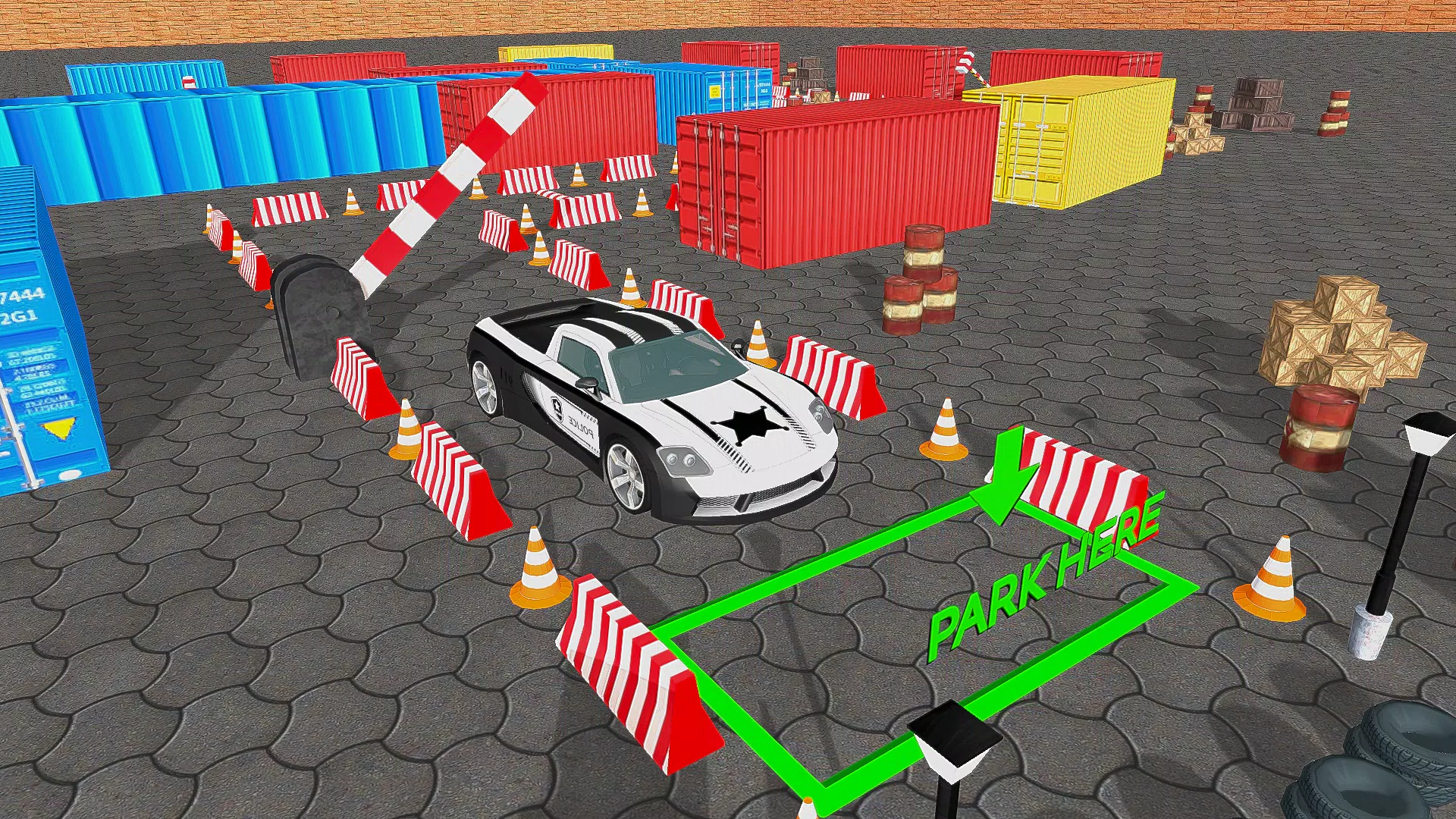 Police Car Parking Car Game 3D स्क्रीनशॉट 0