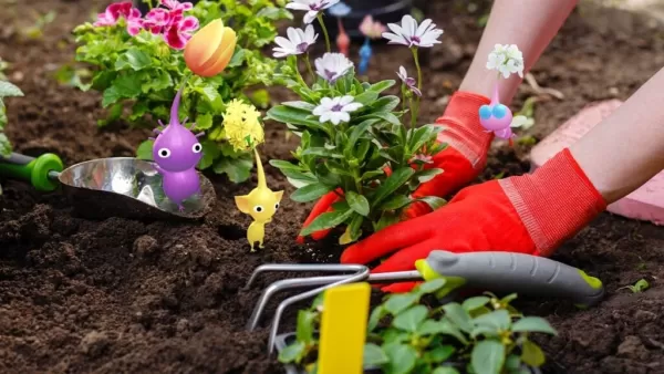 Pikmin Bloom 's Earth Day 이벤트 : 파티 워크의 계단이 아닌 꽃 수