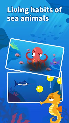 Sea Animals：DuDu Puzzle Games Captura de pantalla 2