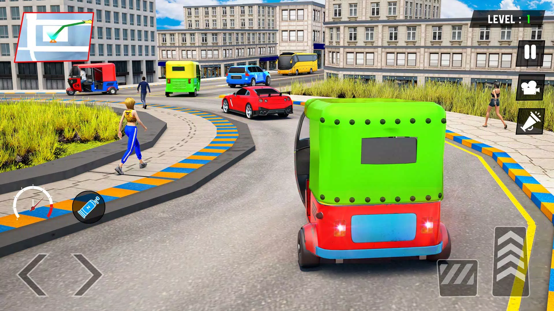 Tuk Tuk Rickshaw - Auto Game Schermafbeelding 1