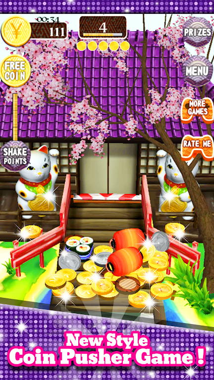 Coin Japan Pusher Fever Mania Ảnh chụp màn hình 0