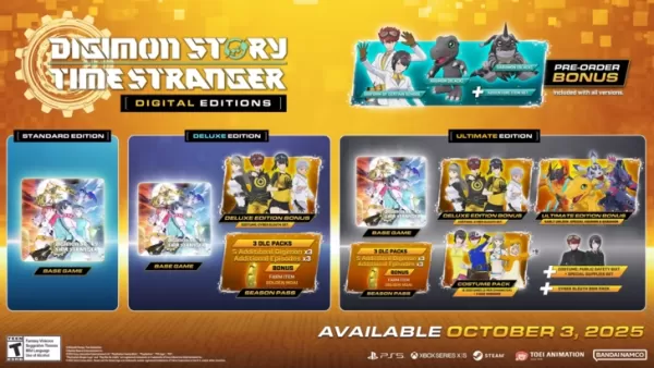 Digimon Story Time Stranger Locked 30FPS on Consoles Disappoints Fans Used to Higher Frame Rates