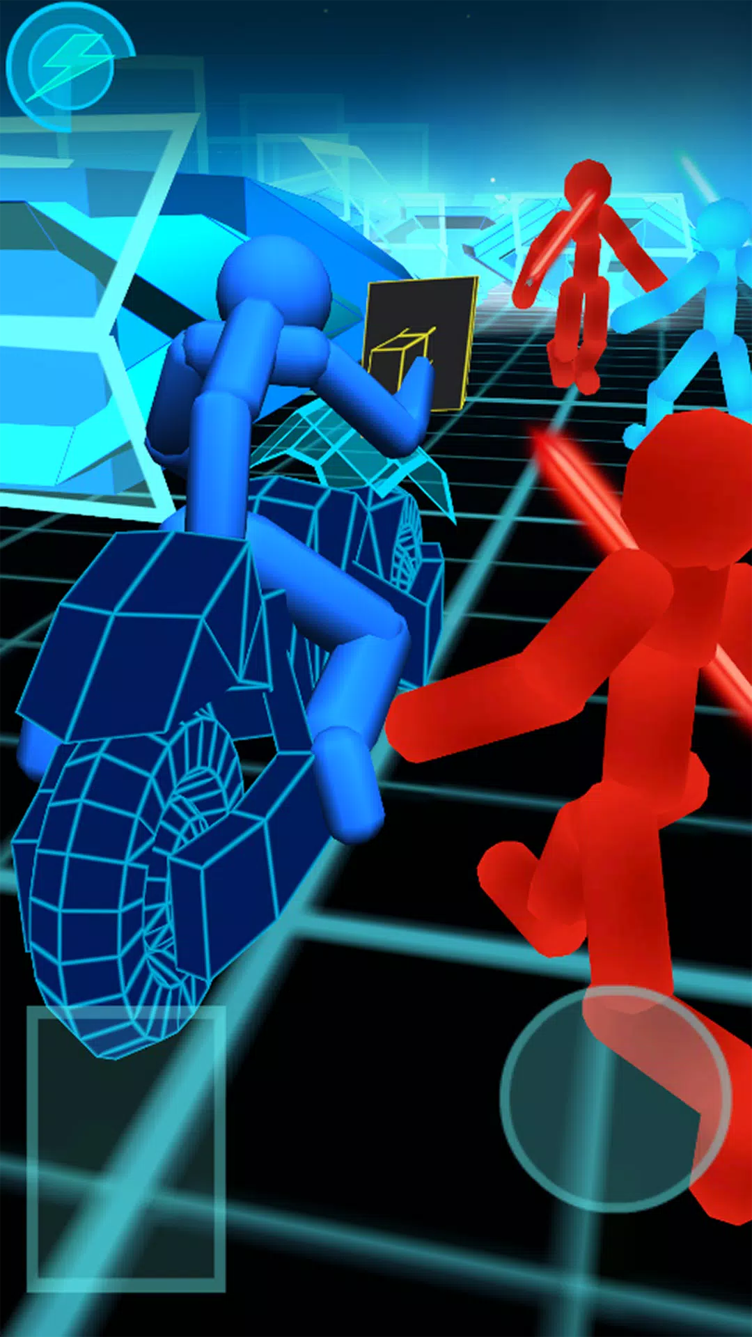 Stickman Neon Motorcycle Race Captura de tela 0