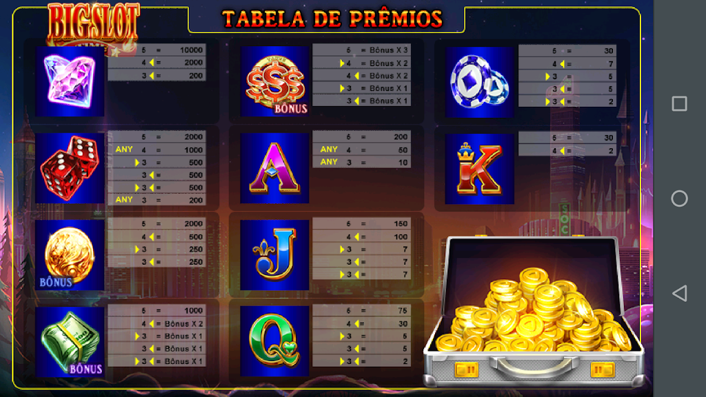 Big Slot Fortune Caça Níquel スクリーンショット 1
