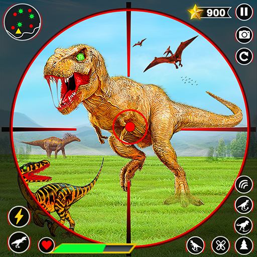 Wild Dino Hunter 3D Gun Games Schermafbeelding 0