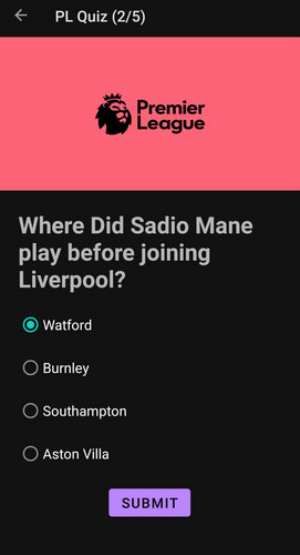 Premier League Quiz स्क्रीनशॉट 2