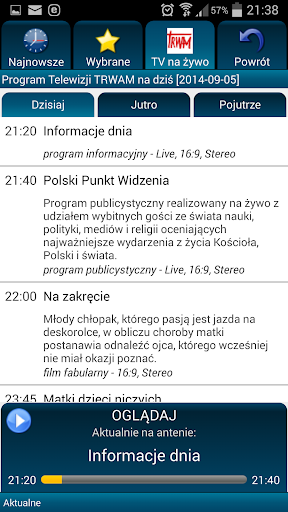 TV Trwam i Radio Maryja Polska Screenshot 2