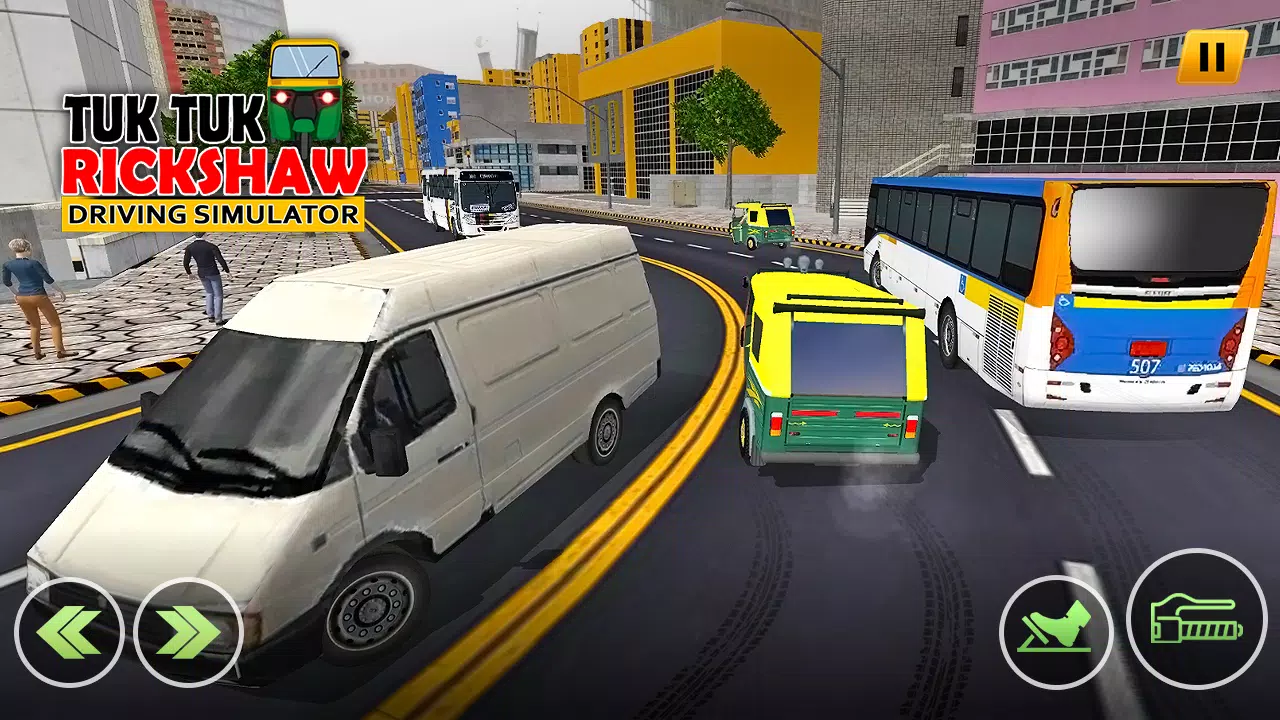 Tuk Tuk Rickshaw Auto Driving Screenshot 2