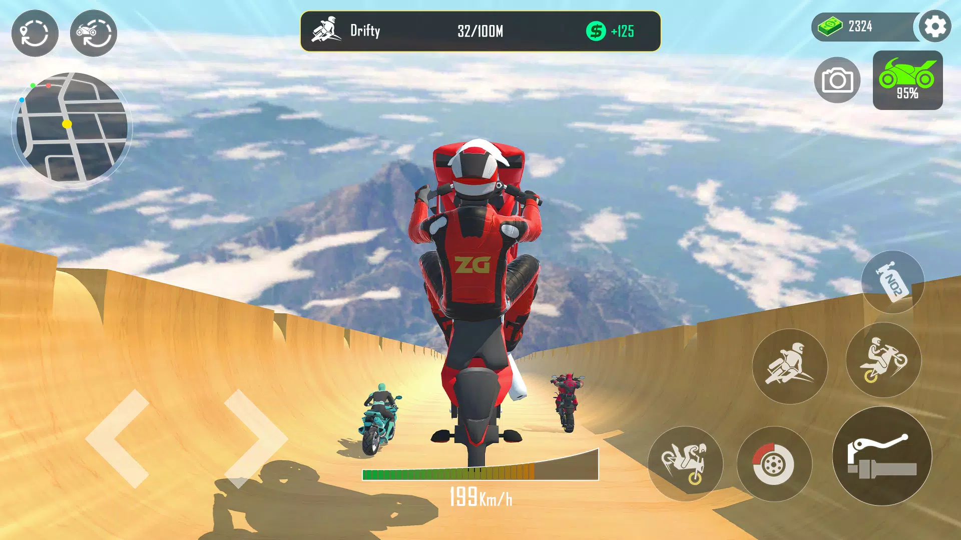 GT Moto Stunt 3D Capture d'écran 3