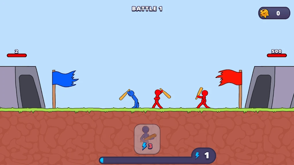 Stickman Fight: War of the Age ภาพหน้าจอ 0