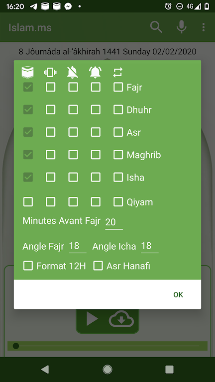 Islam.ms Prayer Times & Qiblah应用截图第3张