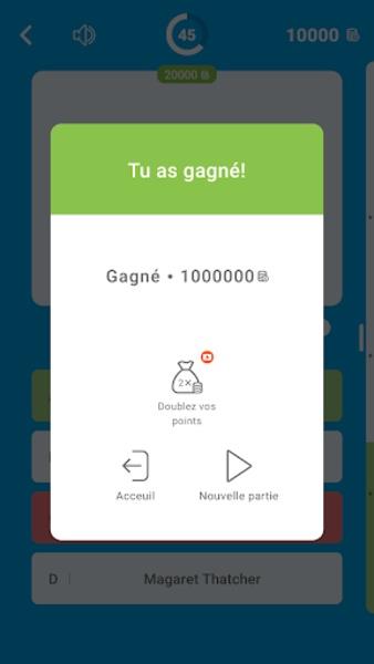 Millions Quiz - Français应用截图第1张