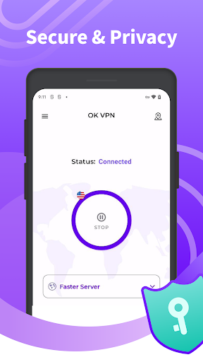 OK VPN - Secure & Fast Proxy Скриншот 0