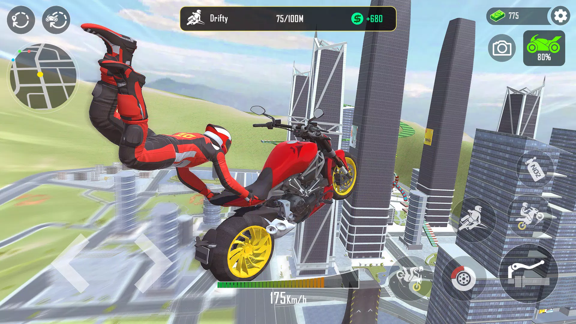 GT Moto Stunt 3D Capture d'écran 0