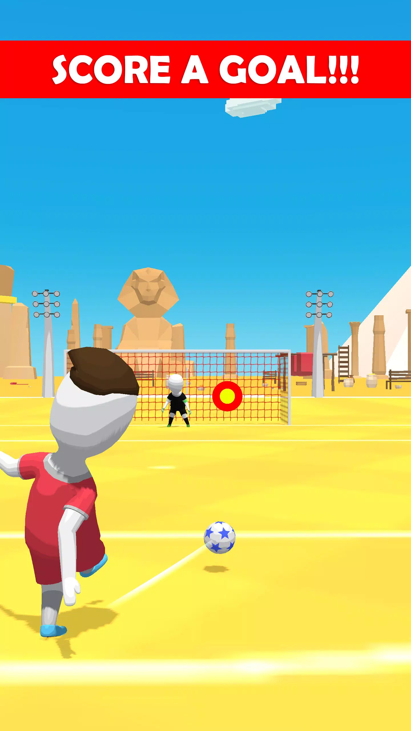 Stickman Freekick Captura de pantalla 1
