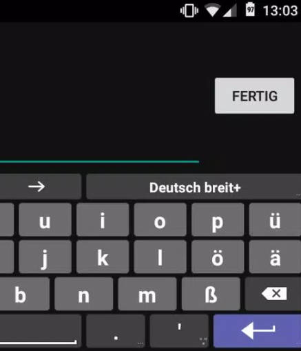 German for AnySoftKeyboard スクリーンショット 2