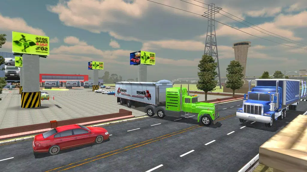 Highway Cargo Truck Simulator স্ক্রিনশট 1