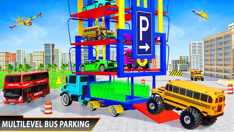 City School Bus Driving Sim 3D Zrzut ekranu 0