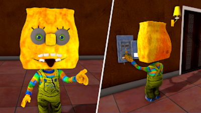 Scary Neighbor Sponge Secret Captura de tela 2