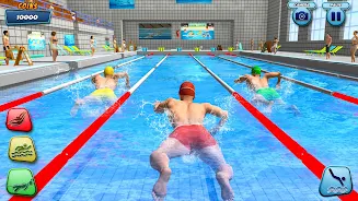 Aqua swimming pool racing 3D 스크린샷 2