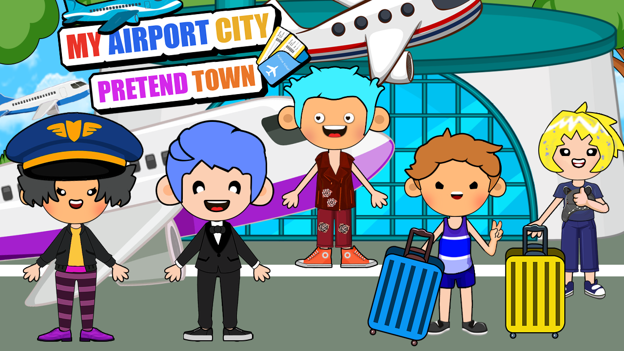 My Airport City : Pretend Town Screenshot 0