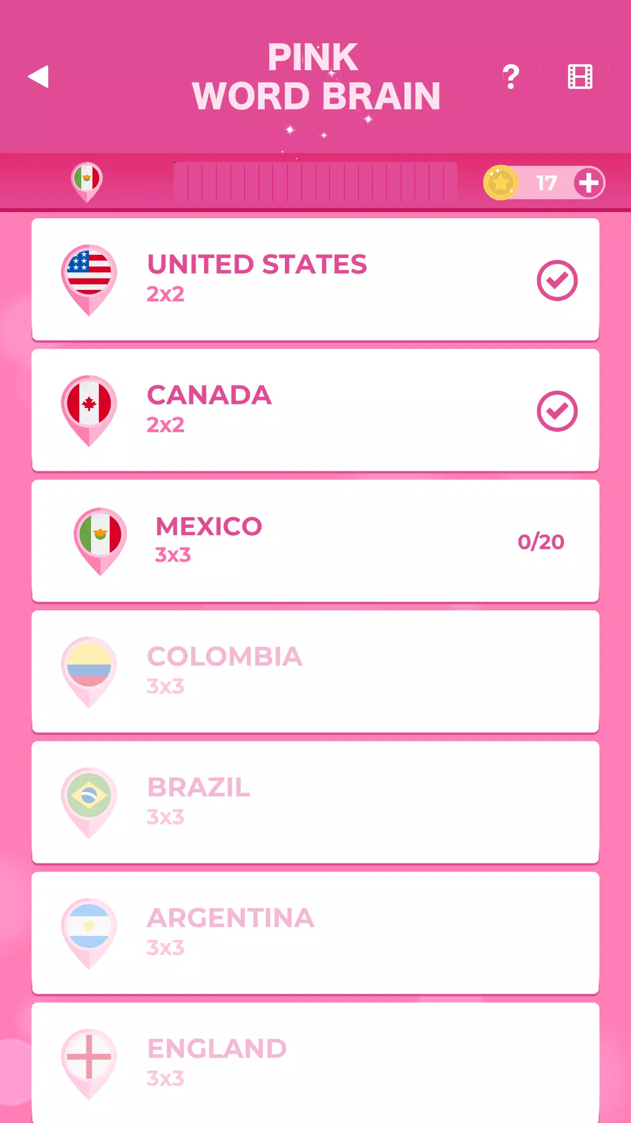 PINK WORD BRAIN 스크린샷 2