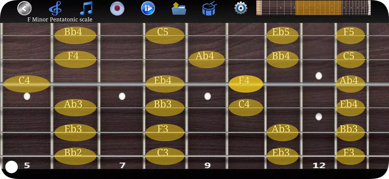Guitarrenskalen & Akkorde Screenshot 1