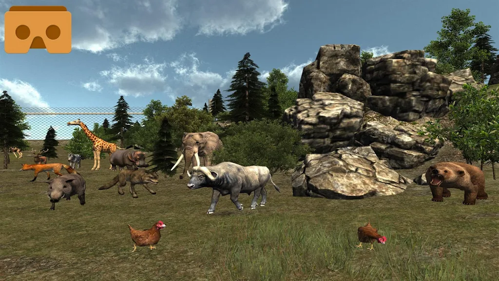 Schermata VR Virtual Zoo 3D 0