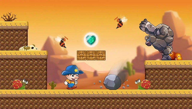 Super Bino 2: Adventure World ภาพหน้าจอ 1