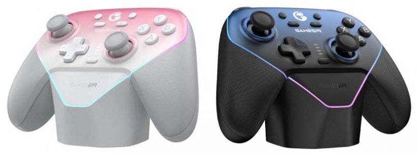 gamesir super nova in black and white colours side by side