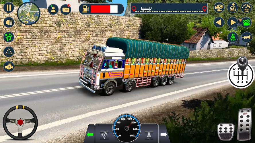 Indian Truck Drive Lorry Games स्क्रीनशॉट 1