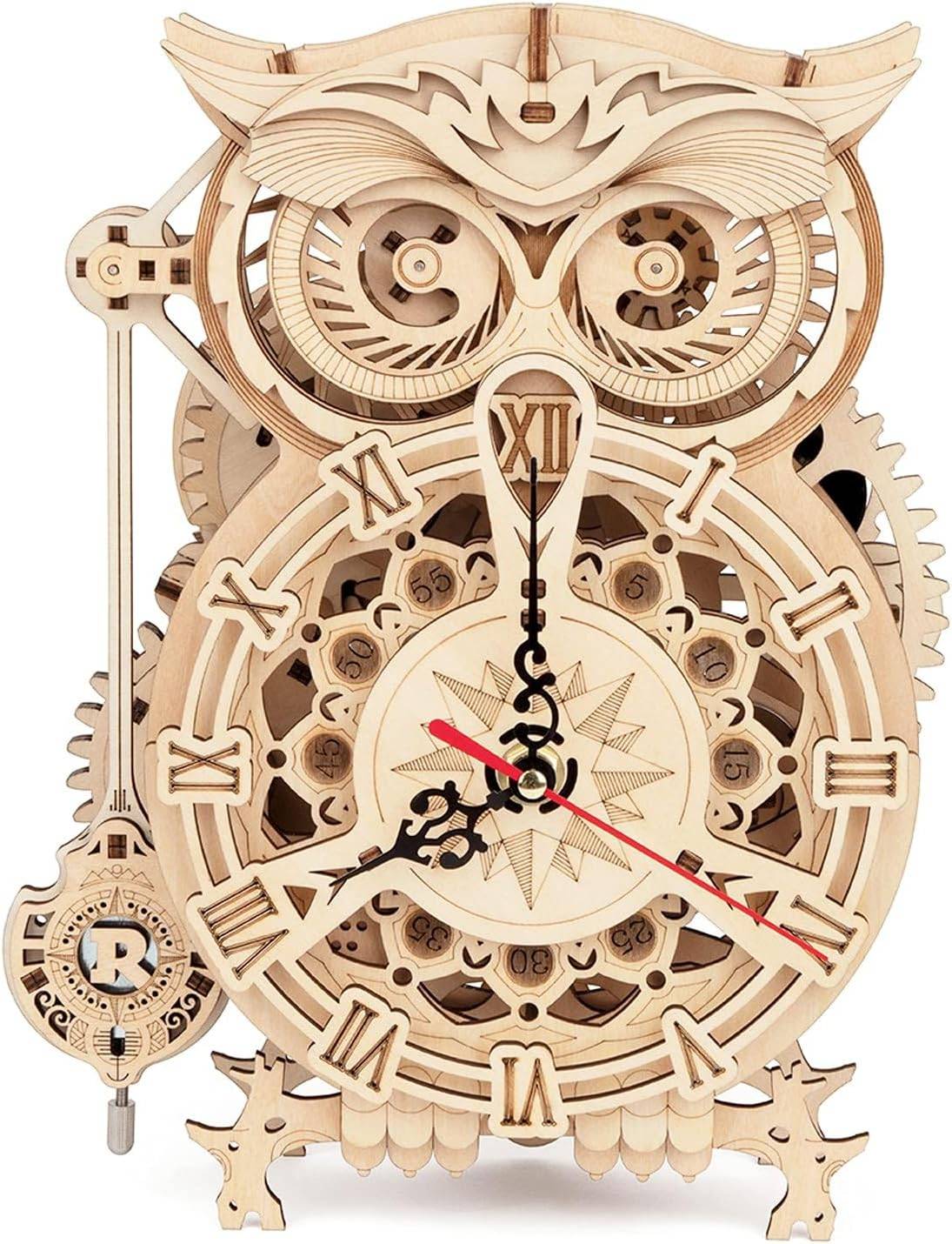 ROKR 3D Puzzles de madera Reloj