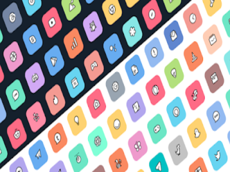 Crayon Adaptive IconPack Captura de tela 3